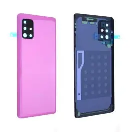 Vitre arrière Samsung Galaxy A51 5G (A516B) Rose Origine Promotion Saisonnière