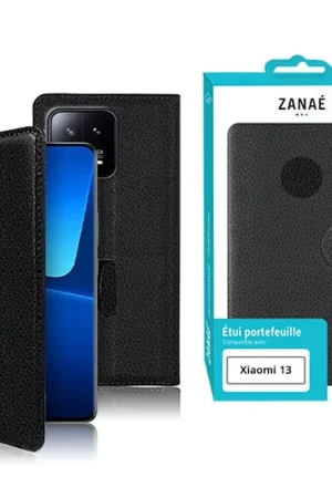 Zanae Wallet pour Xiaomi 13 - Noir Bon Marché