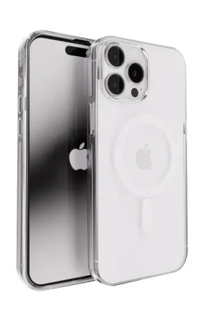 Authentique Coverzs iPhone 13 Pro coque MagSafe Clear Metallic (argent)