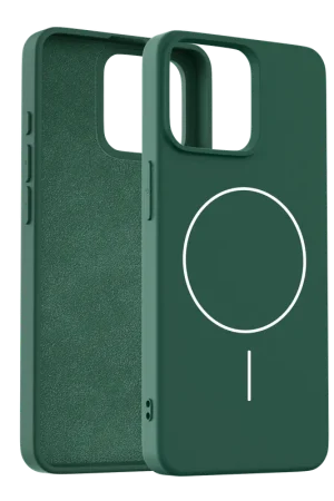Petit Prix Coverzs iPhone 13 Pro coque MagSafe en silicone 'Slim' (vert)