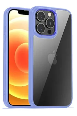 Coverzs Coque iPhone 13 Pro Max solide bumper matte (bleu) Authentique