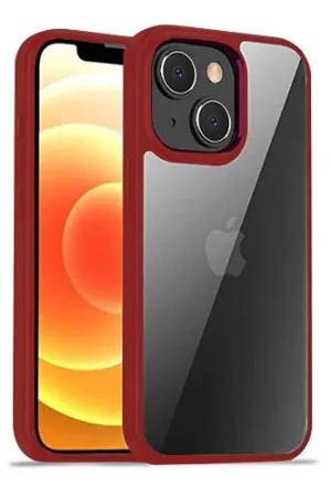 Coverzs Coque iPhone 14 solide bumper matte (bordeaux) Livraison Gratuite