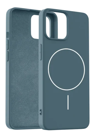 Acheter Direct Coverzs iPhone 15 coque MagSafe en silicone 'Slim' (bleu foncé)