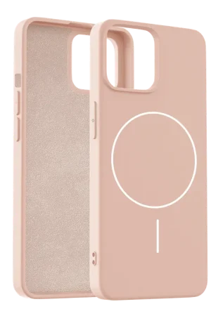 Jusqu’à Épuisement Des Stocks Coverzs iPhone 15 coque MagSafe en silicone 'Slim' (rose clair)