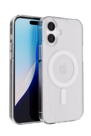 Satisfait Ou Remboursé ShieldCase iPhone 16 coque en silicone avec MagSafe (transparente)