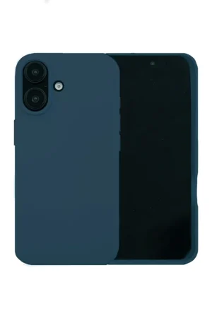 Ceezs iPhone 16 coque silicone (bleu foncé) Prix Cassé