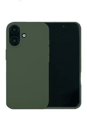 Solde Ceezs iPhone 16 coque silicone (vert foncé)