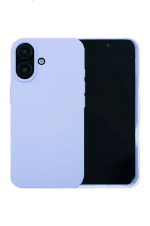 Bon Marché Ceezs iPhone 16 coque silicone (violet)