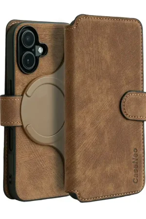Coverzs iPhone 16 Plus 2-in-1 étui en téléphone avec MagSafe (marron) Vente Directe
