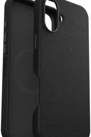 Haute Qualité OtterBox iPhone 16 Plus coque Symmetry cactus en cuir (noir)