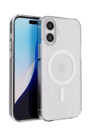 Coverzs iPhone 16 Plus coque en TPU & acrylic avec MagSafe (transparente) Pas Cher