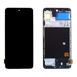 Top Vente Écran Samsung Galaxy A51 (A515F) Noir + Châssis Reconditionné (PIEC)