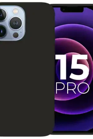 Ceezs iPhone 16 Pro coque silicone (noir) Prix Promo
