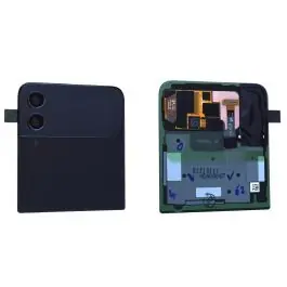 Vitre arrière Samsung Galaxy Z Flip4 5G (F721B) (Haut) Noir Origine Livraison Express