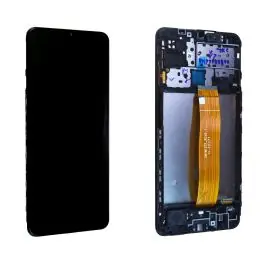 Écran Samsung Galaxy M12 (M127F) Noir + Châssis Origine Authentique