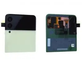 Vitre arrière Samsung Galaxy Z Flip3 5G (F711B) (Haut) Crème Origine Expédition Rapide