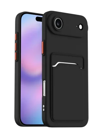 Retour Gratuit ShieldCase iPhone Air Back cover avec porte carte (noir)