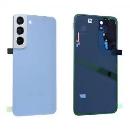 Vitre arrière Samsung Galaxy S22 5G (S901B) Bleu Origine Dernier Modèle
