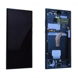 Achat Immédiat Écran Samsung Galaxy S22 Ultra (S908B) Vert + Châssis Origine