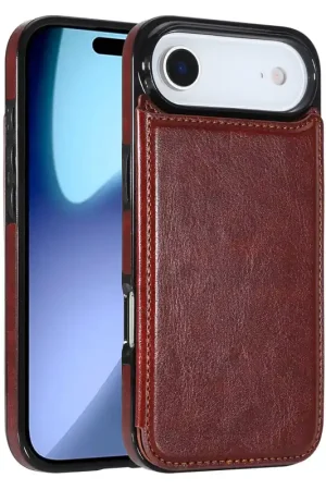 Meilleur Prix ShieldCase iPhone Air étui portefeuille (marron)