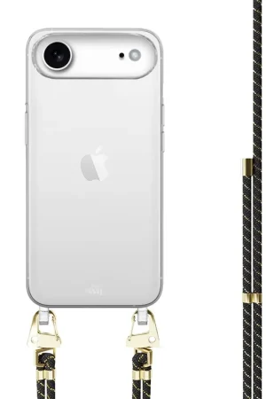 xoxo Wildhearts iPhone 17 Air - Gold Goddess Coque en transparente avec cordon Bon Plan