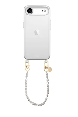 xoxo Wildhearts iPhone 17 Air - Pearlfection Coque en transparente avec cordon - court cordon Paiement Sécurisé