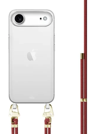 xoxo Wildhearts iPhone 17 Air - Red Rules Coque en transparente avec cordon Solde