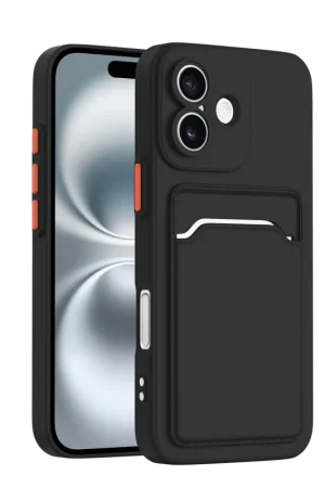 ShieldCase iPhone 17 Back cover avec porte carte (noir) Authentique