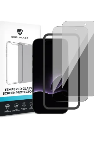 ShieldCase iPhone 17 Tempered Glass Basic Privacy protecteur d'écran avec applicateur (2-Pack) Solde