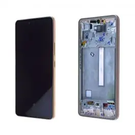 Écran Samsung Galaxy A53 5G (A536 ) Orange + Châssis Origine Bon Marché