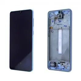 Écran Samsung Galaxy A33 5G (A336B) Bleu + Châssis Origine Offre Du Jour