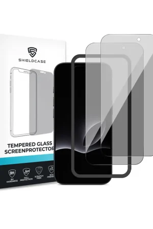 Livraison Express ShieldCase iPhone 17 Pro Tempered Glass Basic Privacy protecteur d'écran (2-Pack)