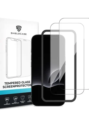 Commander Maintenant ShieldCase iPhone 17 Pro Tempered Glass Basic protecteur d'écran avec applicateur (2-Pack)