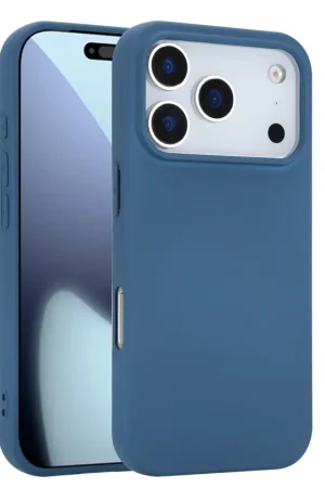 Meilleur Prix ShieldCase iPhone 17 Pro coque en silicone (bleu foncé)