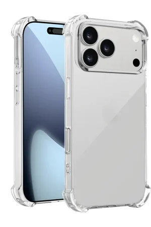 Dernier Modèle ShieldCase iPhone 17 Pro Max antichoc en TPU (transparente)