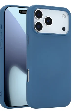 ShieldCase iPhone 17 Pro Max coque en silicone (bleu foncé) Authentique