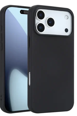 Haute Qualité ShieldCase iPhone 17 Pro Max coque en silicone (noir)