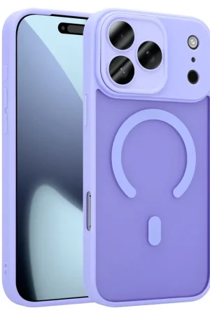 Offre Du Jour Coverzs iPhone 17 Pro Max coque mate MagSafe avec cache de caméra (violet)