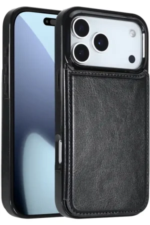 ShieldCase iPhone 17 Pro Max étui portefeuille (noir) Seulement Aujourd’hui