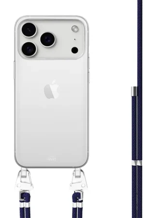 xoxo Wildhearts iPhone 17 Pro Max - Navy Overload Coque en transparente avec cordon Certifié