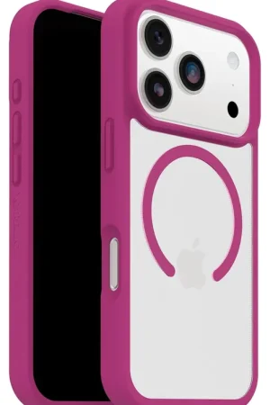 Otterbox iPhone 17 Pro React MagSafe coque (transparent/roze) Quantité Limitée