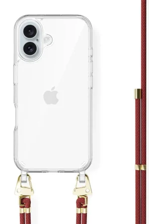 Expédition Rapide xoxo Wildhearts iPhone 17 - Red Rules Coque en transparente avec cordon