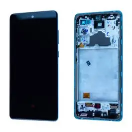 Écran Samsung Galaxy A72 4G (A725F) / A72 5G (A726B)  Bleu + Châssis Origine Vente Flash