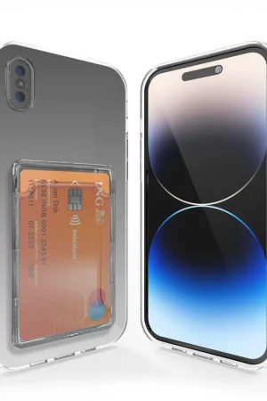 Prix Choc ShieldCase Coque iPhone 7/8 antichoc avec porte-cartes (transparente)