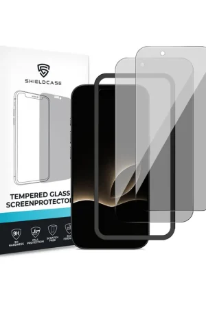ShieldCase iPhone Air Tempered Glass Basic Privacy protecteur d'écran avec applicateur (2-Pack) Achat Immédiat