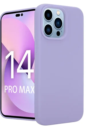 Coverzs Coque Luxe Liquid Silicone iPhone 14 Pro Max (violet) Achetez Aujourd’hui