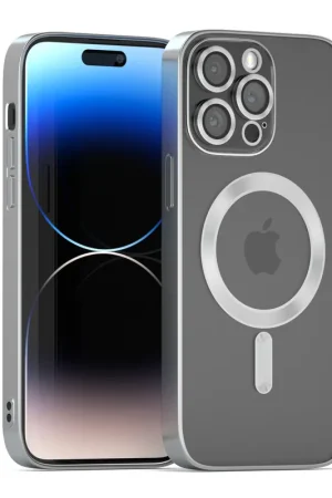 Commander Vite Coverzs Coque MagSafe avec cache de caméra iPhone 13 Pro Max (argent)