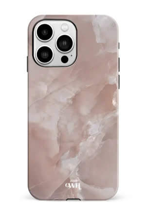 Promotion Saisonnière xoxo Wildhearts Marble Brown Sugar - Coque iPhone 13 Pro