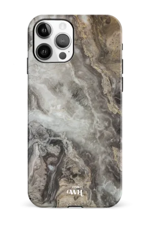 Vente Directe xoxo Wildhearts Marble Grey River - Coque iPhone 12 Pro