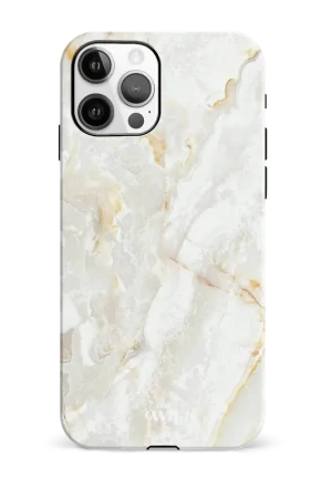 Dernier Modèle xoxo Wildhearts Marble Off Whites - Coque iPhone 12 Pro Max